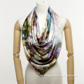 100% Silk Satin Fabric Digital Print Silk Scarf Silk Scarves Shawls 170cm